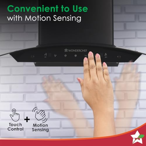 Wonderchef Power Curve Wall-Mount Chimney|Auto