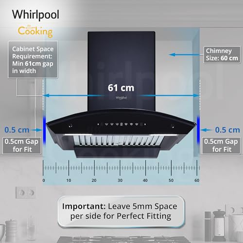 Whirlpool 60cm 1500 m3/hr Autoclean