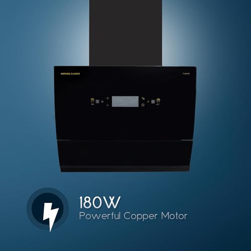 Kutchina SLENDER 60 Auto Clean Wall Mounted Chimney (Black 1450 CMH) - Image 7