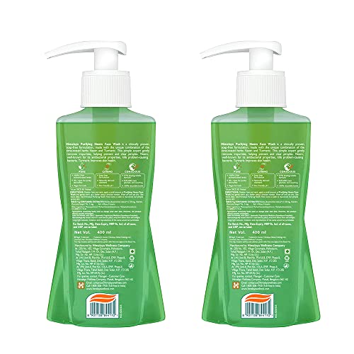 Himalaya Purifying Neem Face Wash 400ML (pack of 2) - Image 3
