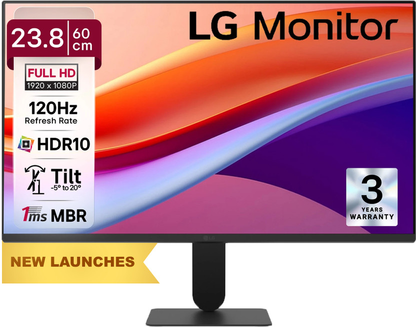 LG 60.45 cm (24 inch) Full HD IPS Panel Monitor (24U411A-BN.CTRPM...more