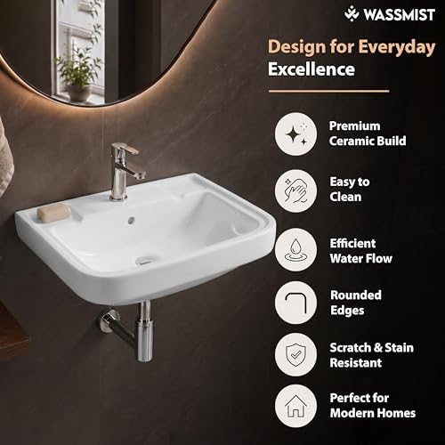 WASSMIST Wash Basin | Wall