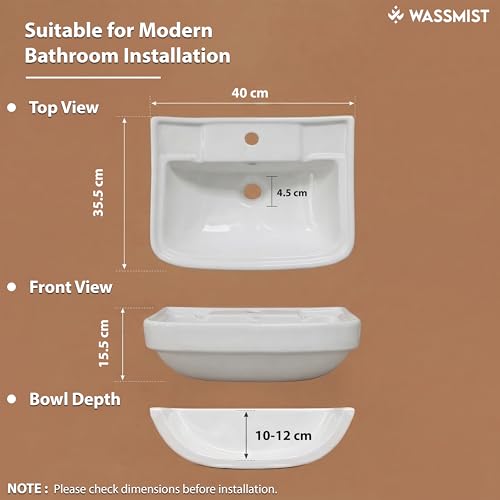 WASSMIST Wash Basin | Wall
