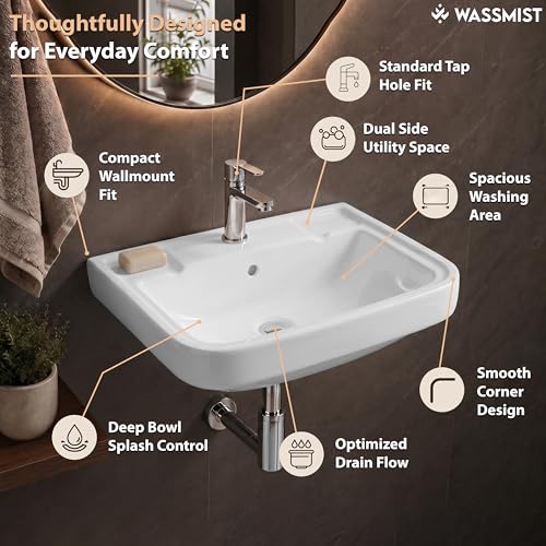 WASSMIST Wash Basin | Wall