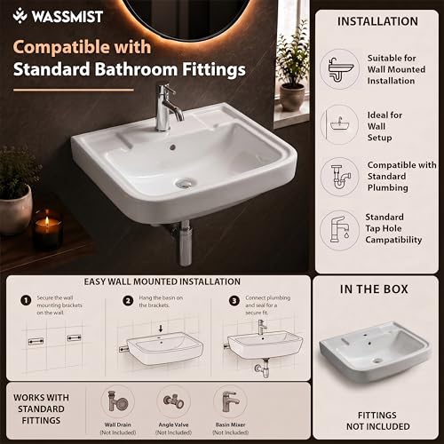 WASSMIST Wash Basin | Wall