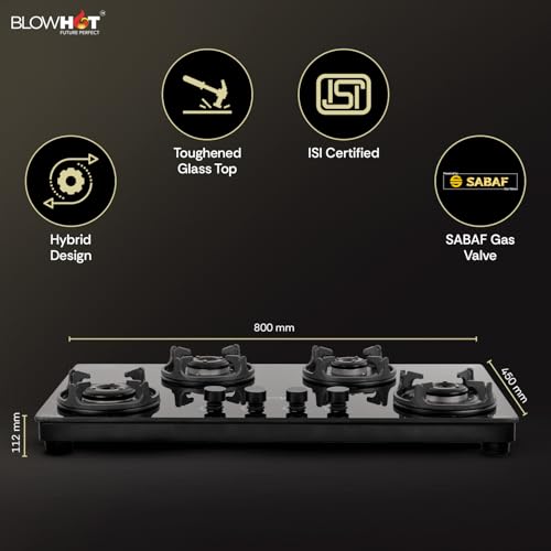 BLOWHOT Amber 4 Burner Gas