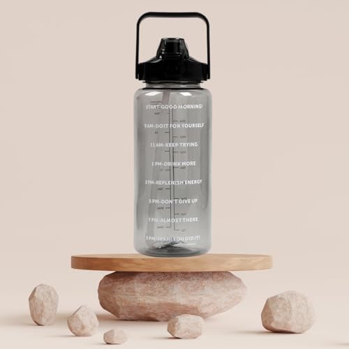 RABBY 2L Motivational Water Bottle