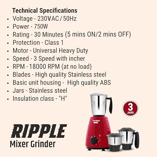 Greenchef Ripple Mixer Grinder