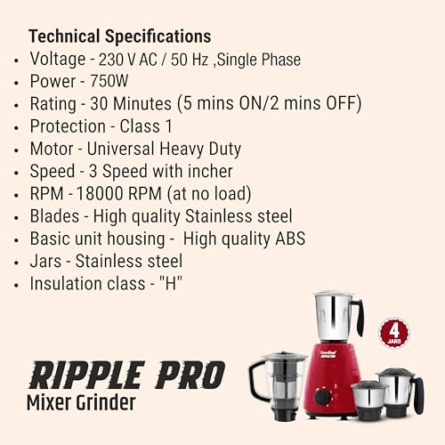Greenchef Ripple Pro Mixer Grinder