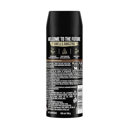 Axe Dark Temptation Long Lasting Deodorant Bodyspray for Men 150 ml - Image 4