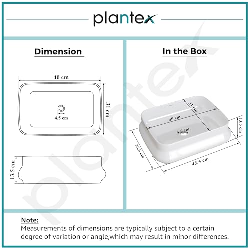Plantex Platinum Ceramic Wash Basin/Washbasin
