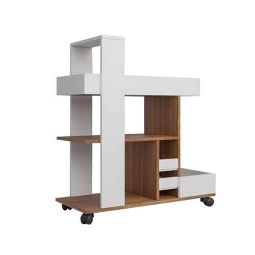 Barista Bar Trolley 3-Tier Engineered