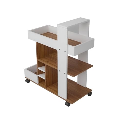 Barista Bar Trolley 3-Tier Engineered