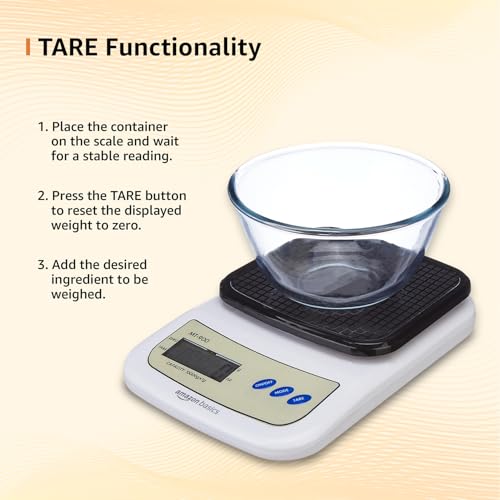 Amazon Basics Portable Digital Weighing