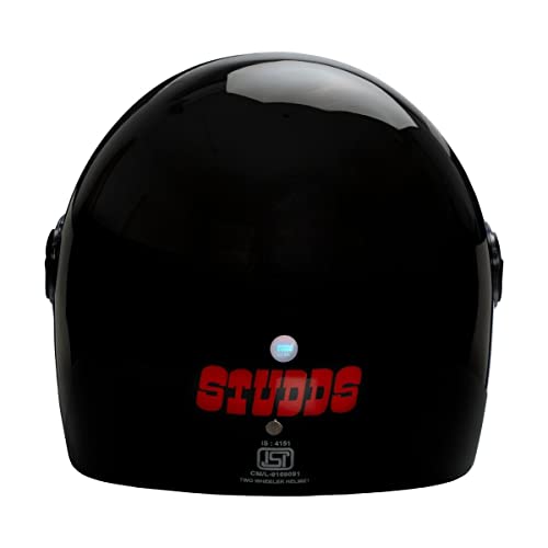 Studds Jade Full Face Helmet - Black (L) - Image 5