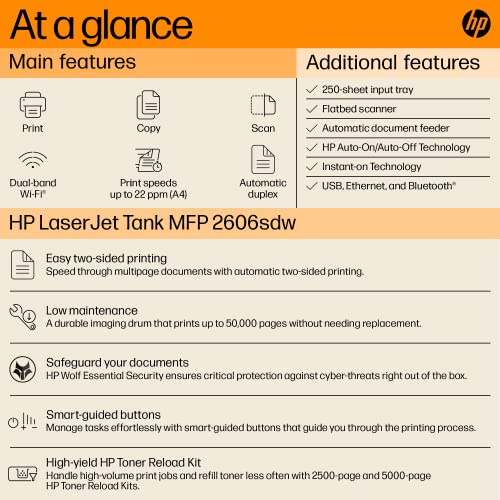 HP LaserJet Tank MFP 2606sdw