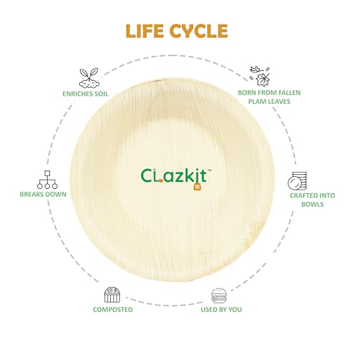 Clazkit Pack Areca Round Palm
