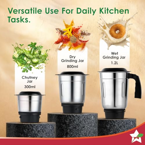 Wonderchef Vista Plus Mixer Grinder