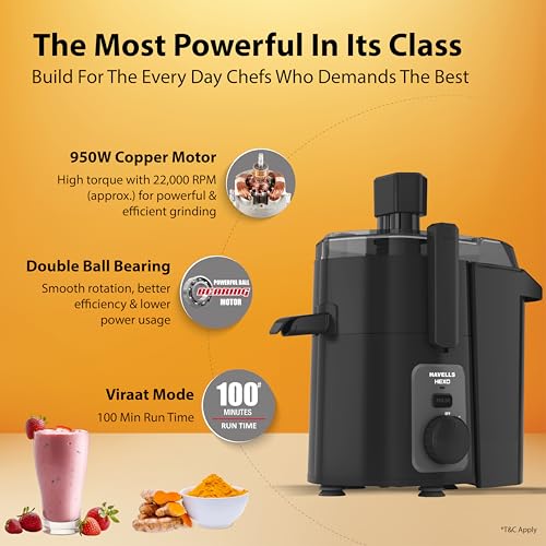 Havells Hexo 950 Watt Juicer