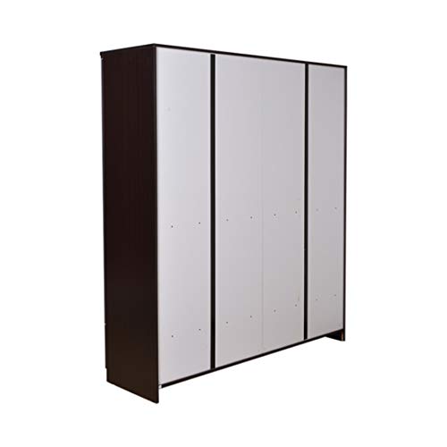 HomeTown Utsav Engineered Wood 4 Door Wardrobe in Wenge Colour - Image 7