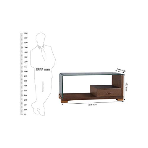 HomeTown Emily Glass Top Center Table - Image 3