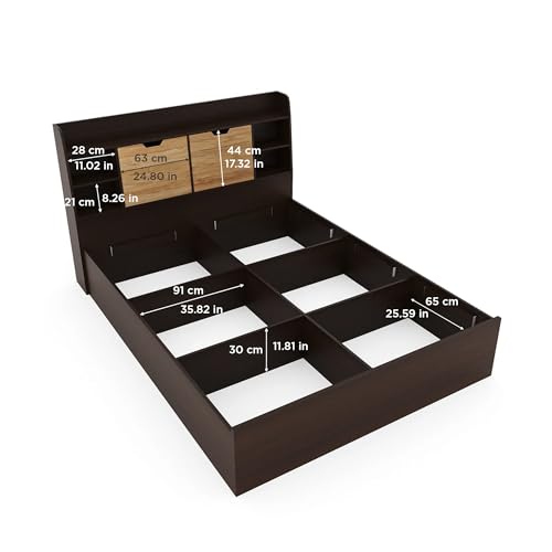 Nilkamal Riva Wooden King Bed
