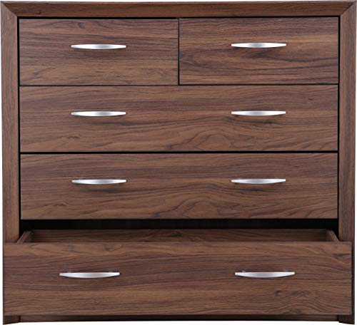 Hometown Engineered Wood Stark Chest of Drawer (Walnut) - Image 5