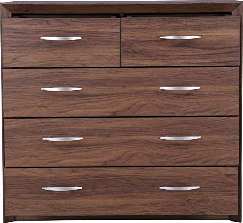 Hometown Engineered Wood Stark Chest of Drawer (Walnut) - Image 7