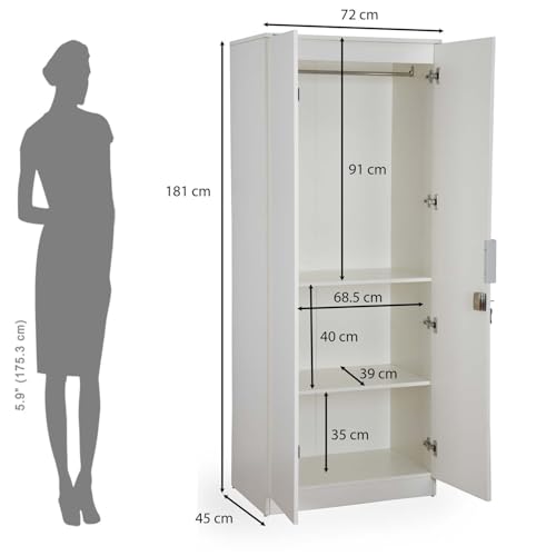 Nilkamal Joyce 2 Door Wooden