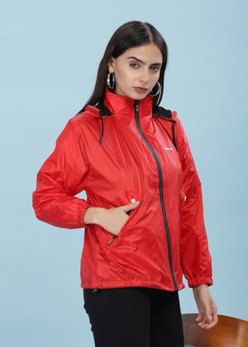 Dollar Women's Polyester Solid Windcheater
