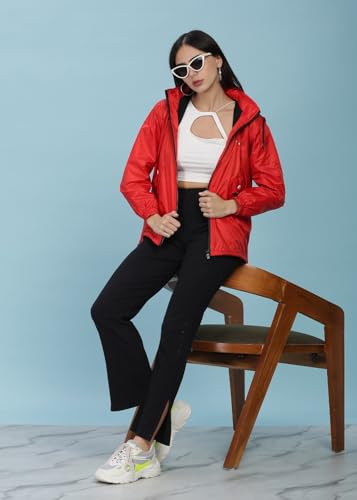 Dollar Women's Polyester Solid Windcheater