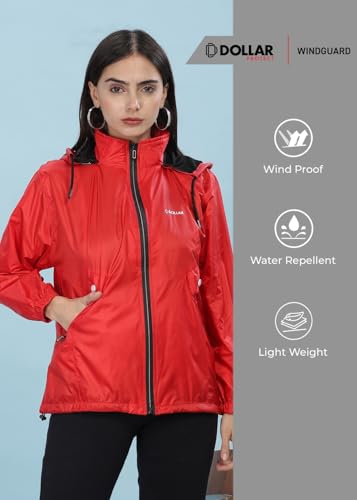 Dollar Women's Polyester Solid Windcheater