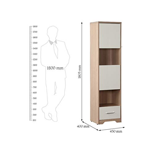 HomeTown Ambra Tall Unit (450x400x1800 mm) - Image 3