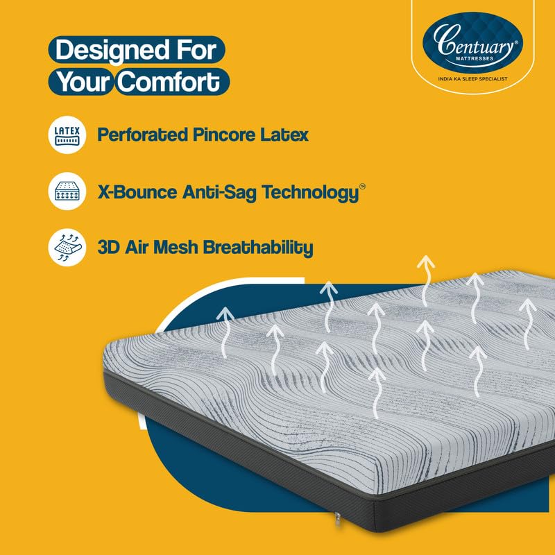 Centuary Mattresses Sleepables 8-Inch Latex