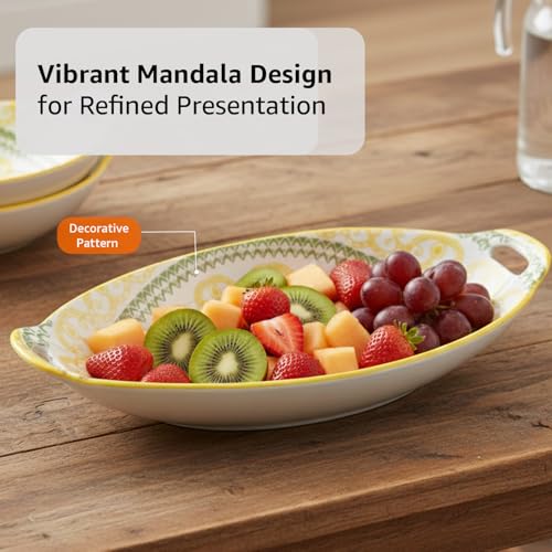 Amazon Basics Ceramic Serving Platter