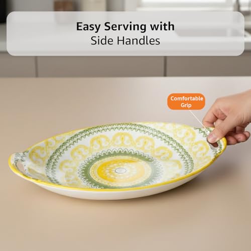 Amazon Basics Ceramic Serving Platter