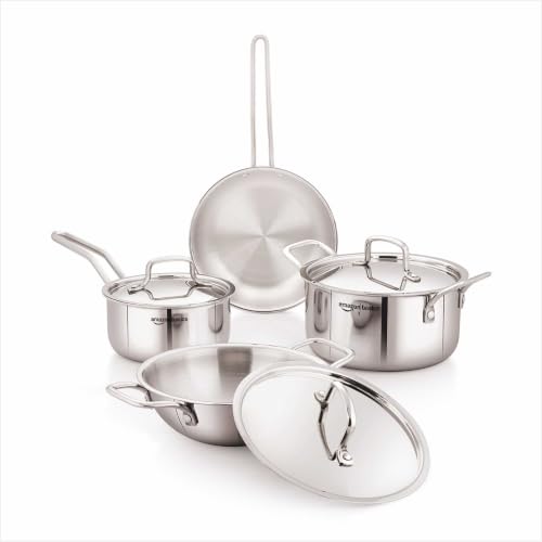 Amazon Basics Triply Stainless Steel