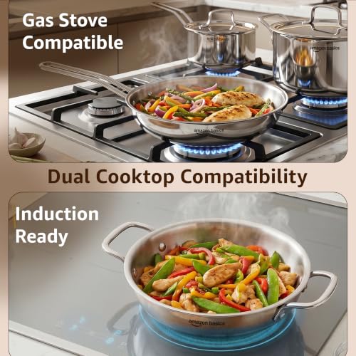 Amazon Basics Triply Stainless Steel