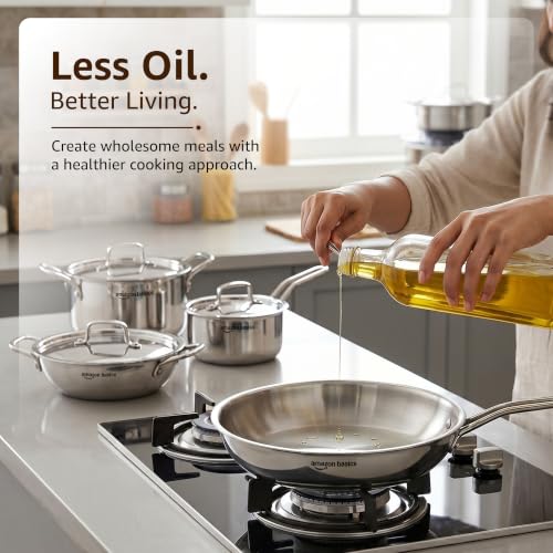 Amazon Basics Triply Stainless Steel