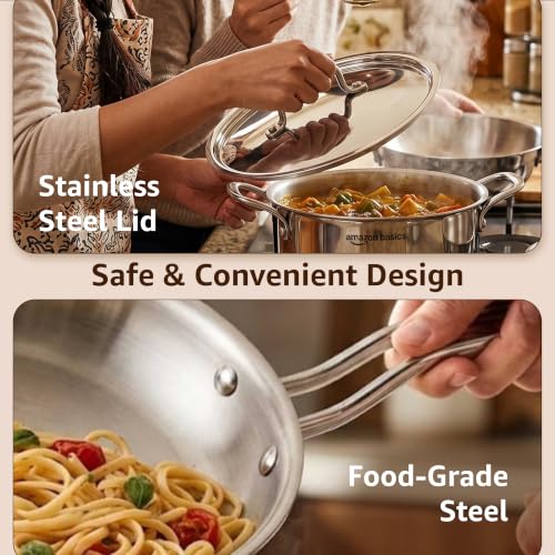 Amazon Basics Triply Stainless Steel