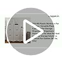 TEX-RO Plastic Wardrobe For Clothes