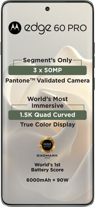 MOTOROLA Edge 60 Pro (Pantone Shadow, 256 GB) (8 GB RAM) - Image 3