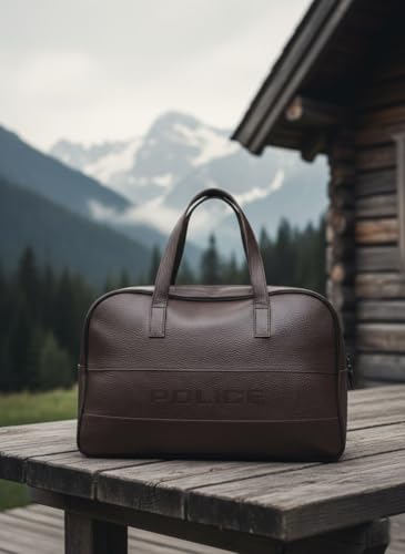 Police Men’s Brown Vegan Leather