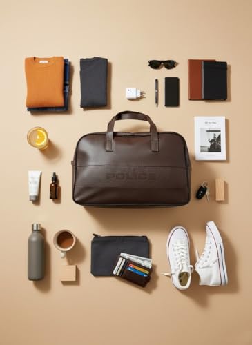 Police Men’s Brown Vegan Leather