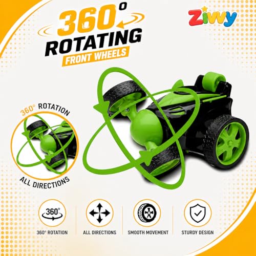 Green 360° Rotating & Rolling