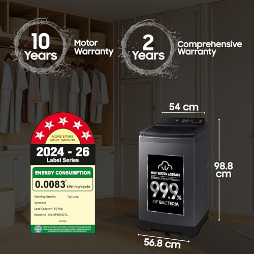 Samsung 8 Kg, 5 Star