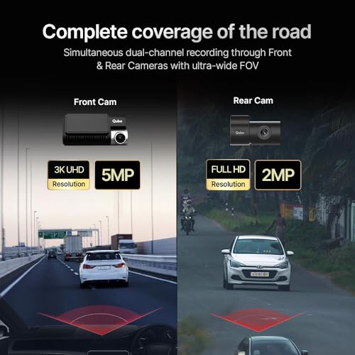 Qubo Car Dashcam Pro 3K
