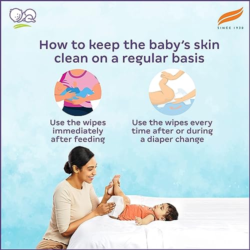 Himalaya Gentle Baby Wipes, 72 Wipes,White - Image 6