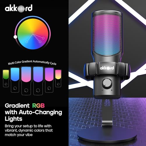 Akkord USB Condenser Microphone, Cardioid