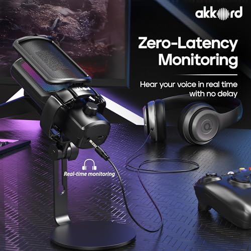 Akkord USB Condenser Microphone, Cardioid